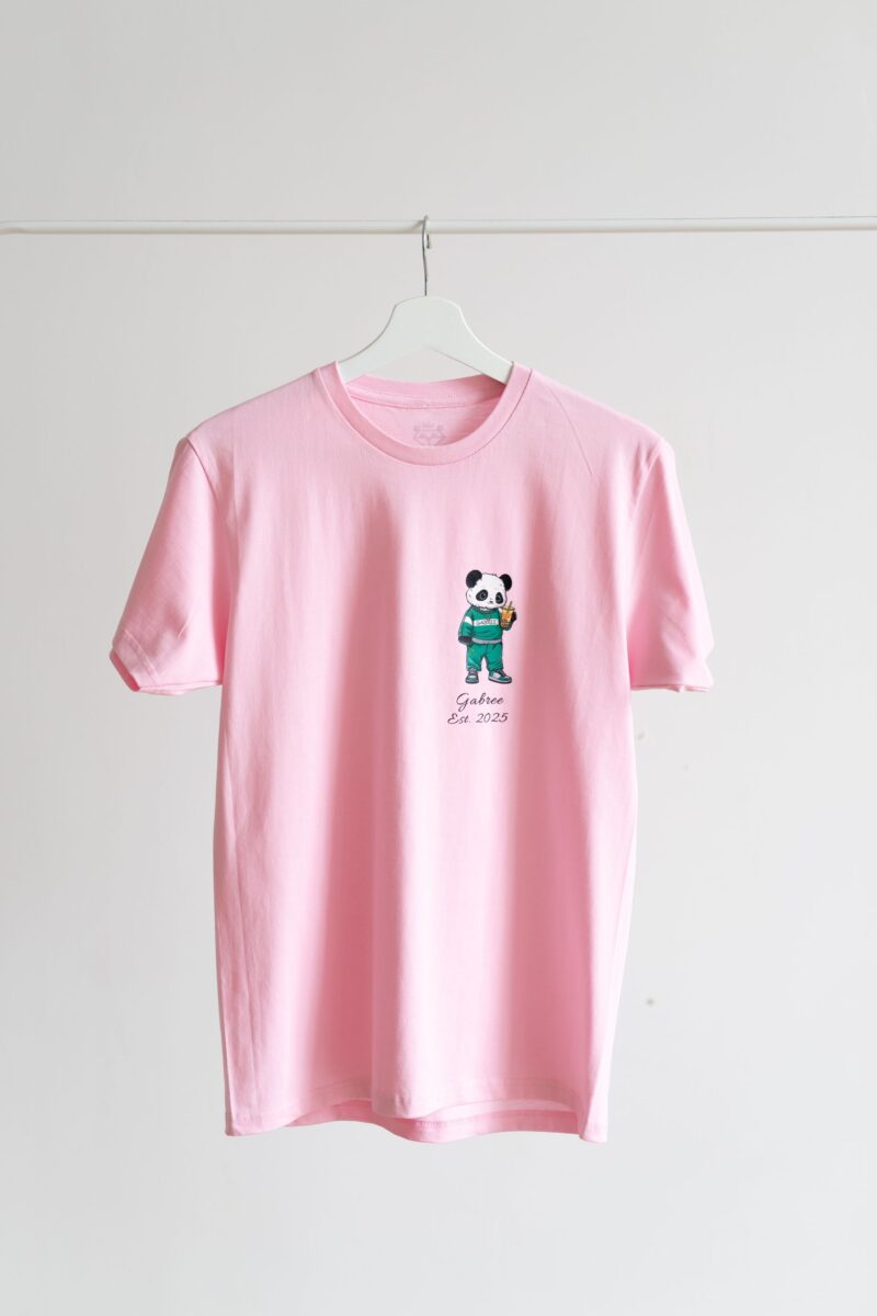 Dziecięca koszulka panda z bubble tea - obrazek 4